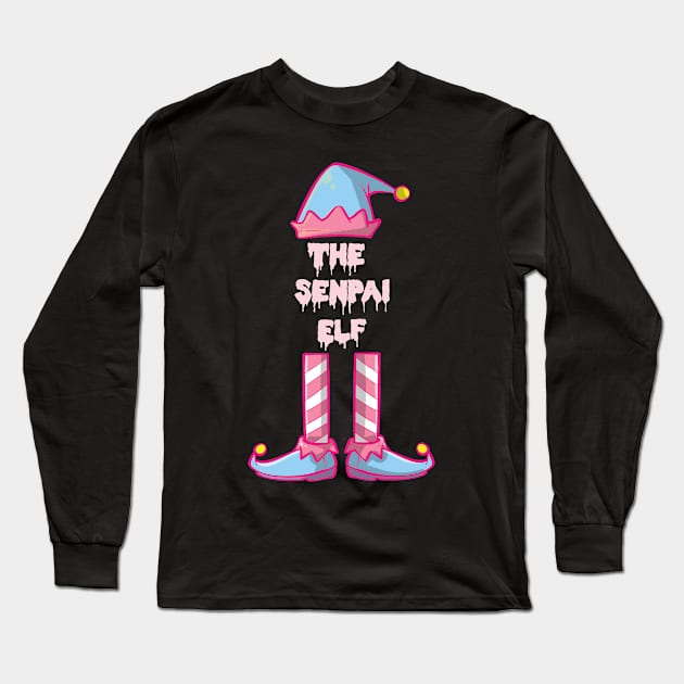 Pastel Goth Christmas Elf Kawaii Gothic Sarcastic Eboy Egirl Long Sleeve T-Shirt by TellingTales